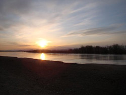Sunset Over The River Tuul, Khentii